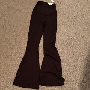 Aerie Brown Flare Leggings
